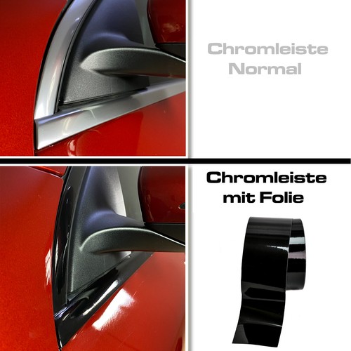 Auto chromleisten schwarz - auto,