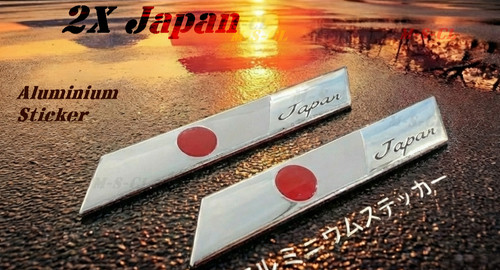 Japan aluminium sticker - x,